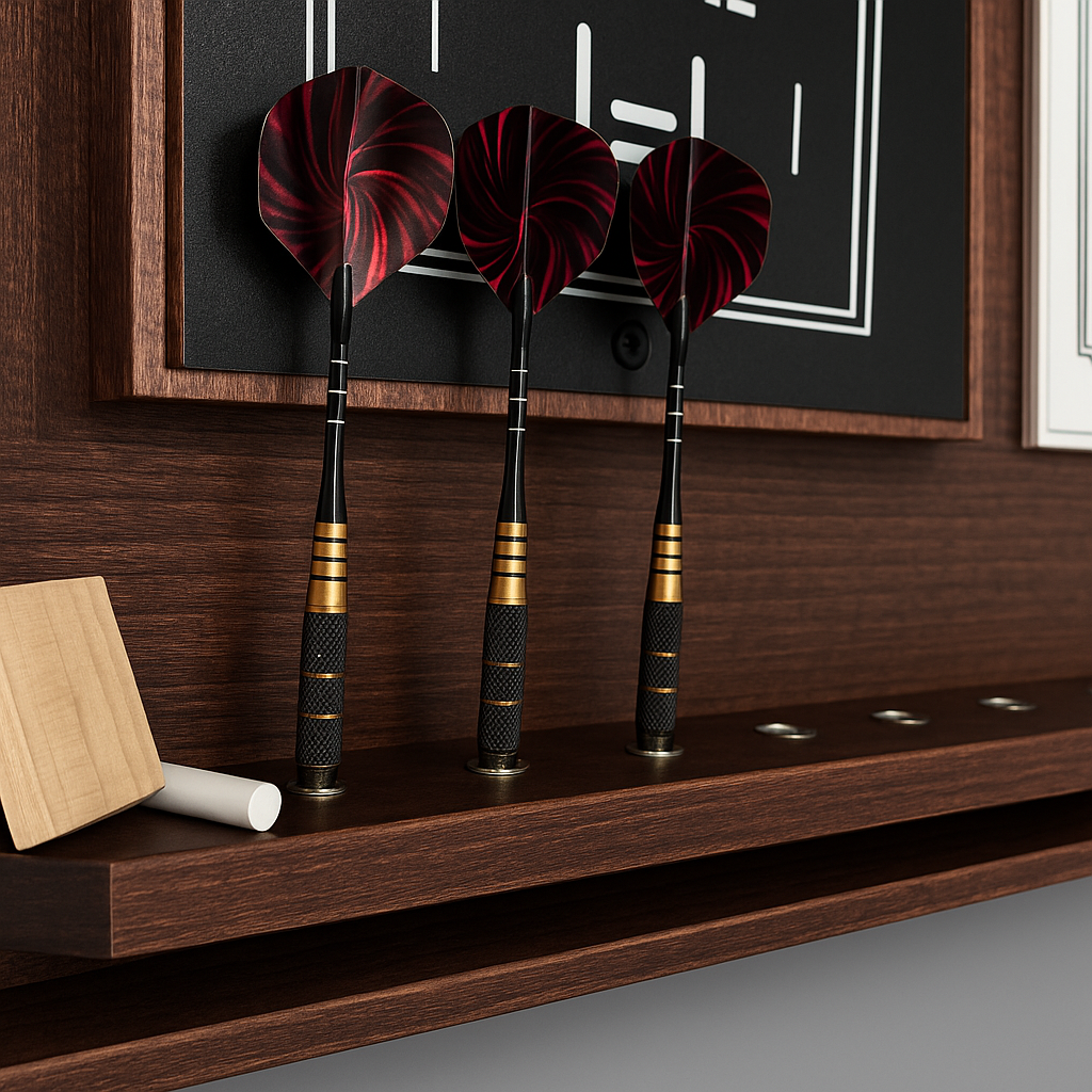 The Scorekeeper – Handcrafted Dartboard Scorekeeping Center