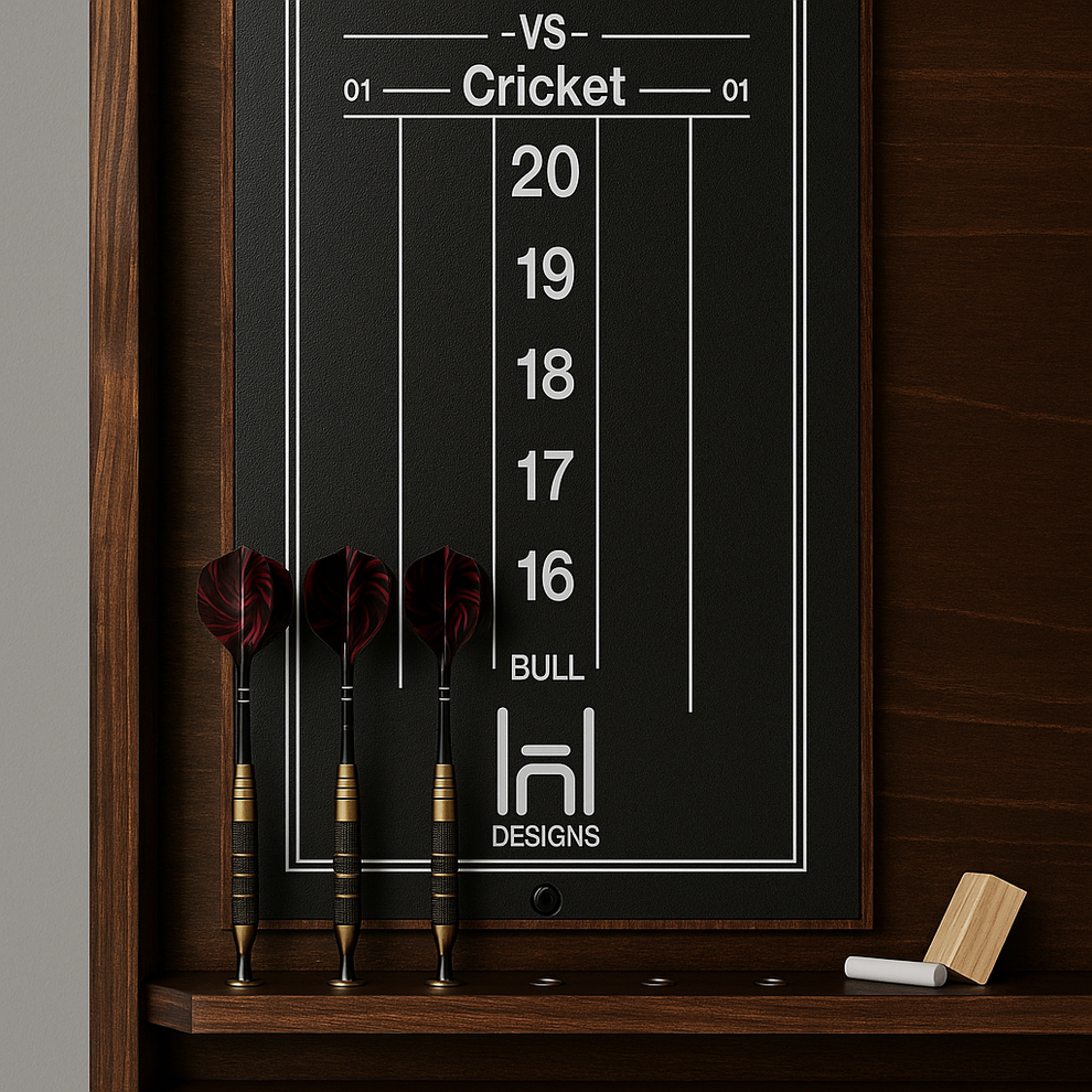Chalkboard Dart Scoreboard | Handcrafted Scorekeeping – Mountain