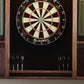 Traditional Dartboard Cabinet in Heritage Mahogany