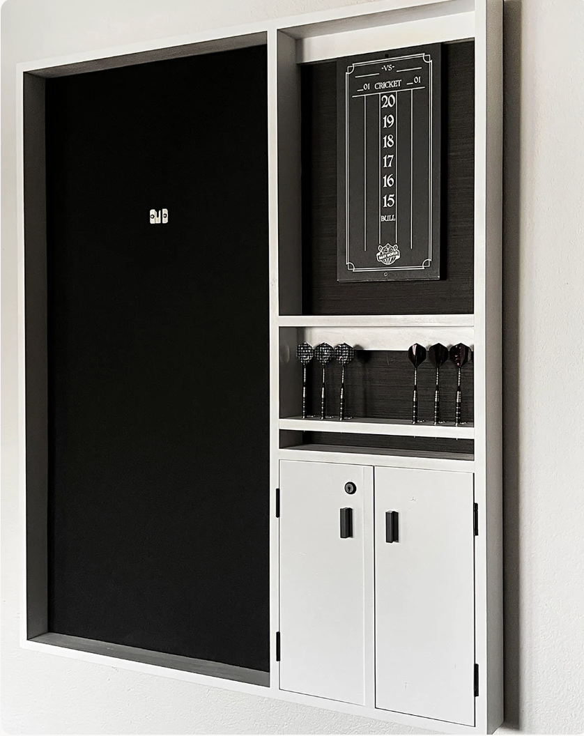 The Commander – Custom Dartboard Cabinet