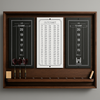 The Scorekeeper – Handcrafted Dartboard Scorekeeping Center